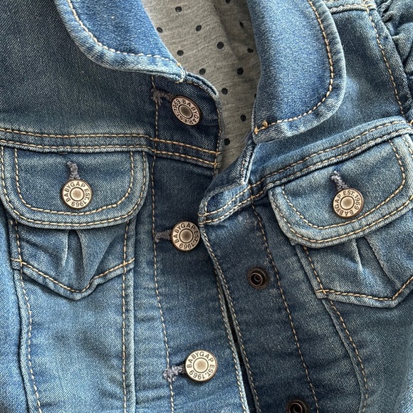GAP Blue Jean Jacket Cropped Denim Classic - Picture 3 of 3